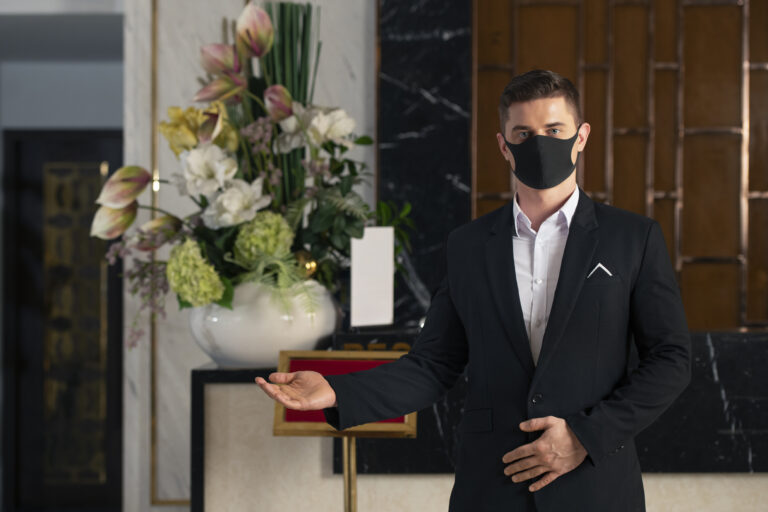 hotel receptionist work